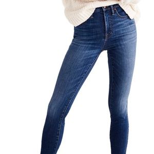 Madewell 10" High Rise Skinny Cuffed Jeans